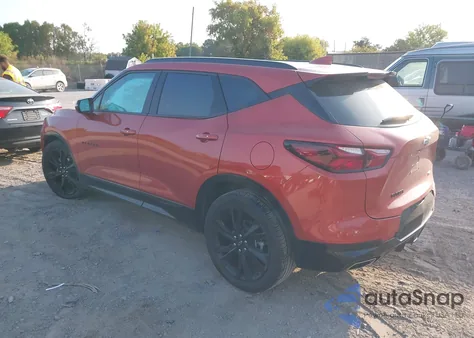 2021 Chevrolet Blazer Rs из США, поврежденный, VIN 3GNKBKRS8MS519600